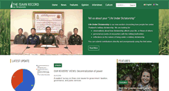 Desktop Screenshot of isaanrecord.com